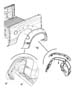 Diagram Rear Dually Fender. for your 2007 Dodge Durango Limited