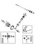 Diagram Differential Assembly, Front. for your 2009 Jeep Wrangler UNLIMITED X