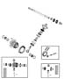 Diagram Differential Assembly, Front. for your 2003 Chrysler 300 M