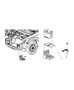 Diagram Battery Tray and Support. for your Dodge Journey