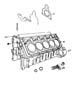 Diagram Cylinder Block And Hardware 8.4L [8.4L V10 SFI Engine]. for your 2014 RAM 2500 SLT REG CAB 8 FT BOX 6.4L Hemi V8 A/T 4X4