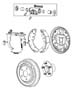 Diagram Brakes, Rear, Drum. for your 2024 RAM 1500 Tradesman Crew Cab