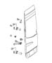 Diagram Dual Door, Hardware Components. for your Chrysler 300 M