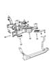 Diagram Crossmember,Front Suspension. for your 2014 Jeep Compass