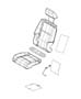 Diagram Front Seat - Bucket - Trim Code [GL]. for your Chrysler 300 M