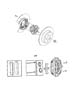 Image of ROTOR. Brake. Rear. Magneti Marelli, Used for: Right And Left. [4-PISTON LIGHTWEIGHT. image for your 2003 Chrysler 300  M 