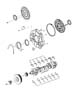 Diagram Crankshaft, Crankshaft Bearings, Damper, Flywheel And Flexplate 6.7L Diesel [6.7L Cummins Turbo Diesel Engine]. for your 2003 Jeep Liberty