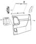 Diagram Sliding Door Trim Panel. for your 2001 Chrysler Town & Country