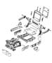 Diagram Second Row - Quad - Stow and Go. for your 2008 RAM 1500