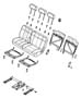 Rear Seat - Split Seat - Trim Code [DZ]. Diagram