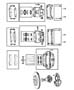 Diagram Brakes, Front, RWD [Anti-Lock 4-Wheel Disc Brakes] [BRD]. for your 2010 Jeep Wrangler