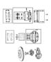 Diagram Brakes, Front, [RWD]. for your Dodge Challenger