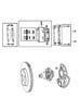 Diagram Brakes, Front, [AWD]. for your 2015 Dodge Challenger SRT PREMIUM 6.4L Hemi SRT V8 M/T