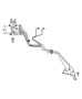 Diagram HCU and Brake Tubes,From Master Cylinder/HCU [4-Wheel Anti-Lock Brakes] to Junction Block. for your 2022 RAM 1500 Big Horn Crew Cab