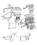 Diagram A/C and Heater Unit, Front. for your 2002 Chrysler Sebring