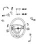 Diagram Switches Steering Column and Wheel. for your 2024 RAM 1500