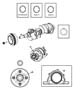 Diagram Crankshaft, Crankshaft Bearings, Damper And Flexplate 6.1L [6.1L SRT HEMI V8 Engine]. for your 2021 RAM 1500 Tradesman Crew Cab 3.6L V6 4WD