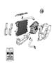 Diagram Radiator and Related Parts. for your 2017 Jeep Wrangler SPORT