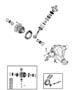 Diagram Differential Assembly, Front Axle With [Tru-Lok Front and Rear Axles]. for your 2002 Chrysler 300 M