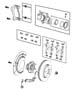 Diagram Brakes,Front. for your 2023 Jeep Cherokee X