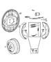 Image of PIN. Brake Shoe Hold Down. Left, Right, Right or Left, Used for: Right and Left. [BREMBO BRAKES, 2... image for your 2003 Chrysler 300  M 