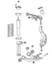 Diagram Suspension, Front. for your 2014 RAM 1500