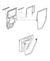 Diagram Weatherstrips, Rear Door. for your 2008 Dodge Ram 4500