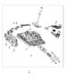 Diagram Valve Body And Related Parts. for your 2009 Dodge Ram 1500 ST REG CAB 6.5 FT BOX