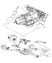 Diagram Exhaust System 5.7L [EZO] 6.1L [6.1L V8 SRT HEMI ENGINE]. for your 2019 Jeep Wrangler