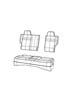 Image of FOAM. Seat Back. Right. [Active Head Restraints]. image for your Chrysler 300  M