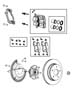 Diagram Brakes,Front. for your 2007 Jeep Compass