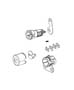 Diagram Door Lock Cylinders. for your 2021 RAM 1500 Tradesman Crew Cab 3.6L V6 4WD