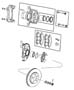 Diagram Brakes, Front. for your 2003 RAM 2500