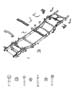 Diagram Frame, Complete, 140.5 Inch Wheel Base. for your 1989 Jeep Wrangler