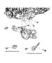 Diagram Engine Mounting Left Side AWD/4WD 3.7L [3.7L V6 Engine]. for your 2000 Chrysler 300 M