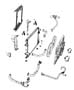 Diagram Radiator and Related Parts. for your 2020 Jeep Wrangler