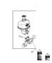 Master Cylinder,Brake,Used With Standard Booster. Diagram