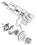 Diagram Brakes,Front, DX 3. for your 2007 RAM 2500