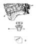 Image of HEAT SHIELD, SHIELD. Engine Mount. Left Side, Right Side.  Crew Cab. image