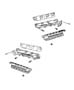 Diagram Exhaust Manifolds And Heat Shields 5.7L [5.7L Hemi VCT MDS Engine] With MDS. for your 1999 Chrysler 300 M