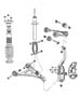 Diagram Suspension, Front [AWD]. for your 2010 Jeep Wrangler