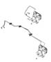 HCU and Tubes to Master Cylinder. Diagram