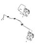 HCU and Brake Tubes to Master Cylinder. Diagram