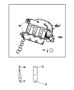 Diagram Intake Manifold Plenum 3.5L [3.5L High Output V6 24V MPI Engine]. for your 2007 Dodge Durango SXT