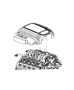 Diagram Engine Cover And Related Parts 5.7L [5.7L Hemi VCT MDS Engine]. for your 2004 Chrysler 300 M