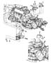 Diagram Engine Mounting Front FWD 3.3L [3.3L V6 OHV Engine]. for your 2017 RAM 1500 ST REG CAB 8 FT BOX