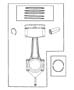 Diagram Pistons, Piston Rings, Connecting Rods And Connecting Rod Bearings 2.4L [2.4L 4 Cyl DOHC 16V Dual VVT Engine]. for your 2003 Chrysler