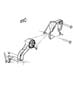 Diagram Engine Mouting Rear 2.0L Diesel [2.0L I4 DOHC DPF DIESEL ENGINE]. for your 2002 Chrysler 300 M