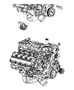 Diagram Engine Mounting Right Side RWD/2WD 5.7L Without MDS [5.7L V8 HEMI VVT ENGINE]. for your Chrysler 300 M