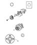 Crankshaft, Crankshaft Bearings, Damper And Flywheel 3.0L Diesel [3.0L V6 Turbo Diesel Engine]. Diagram